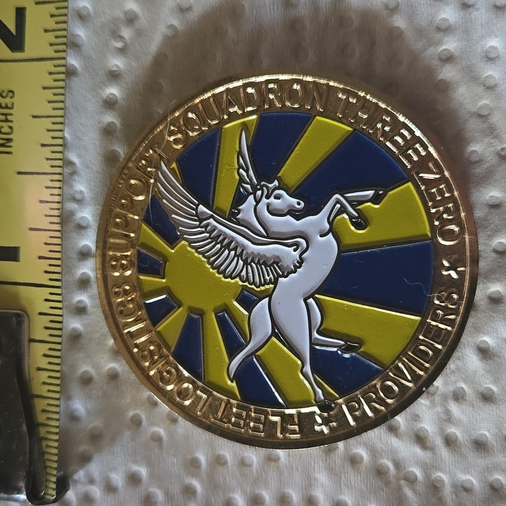 US‎ Navy Challenge Coin Fleet Logistic Support 30